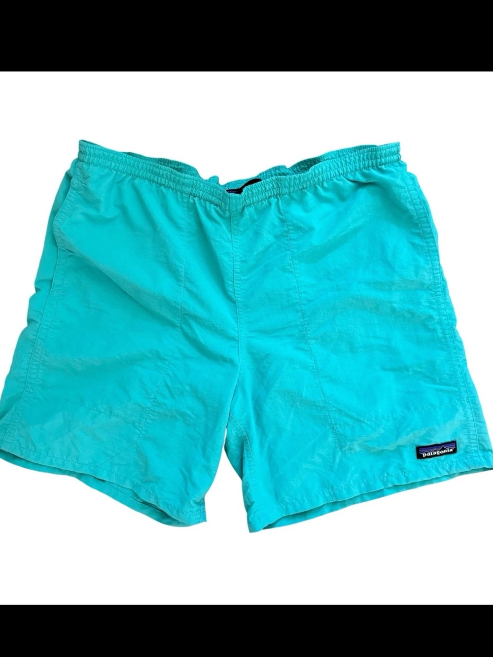 Patagonia Men’s Baggies Shorts Aqua Green Turquoise Size S